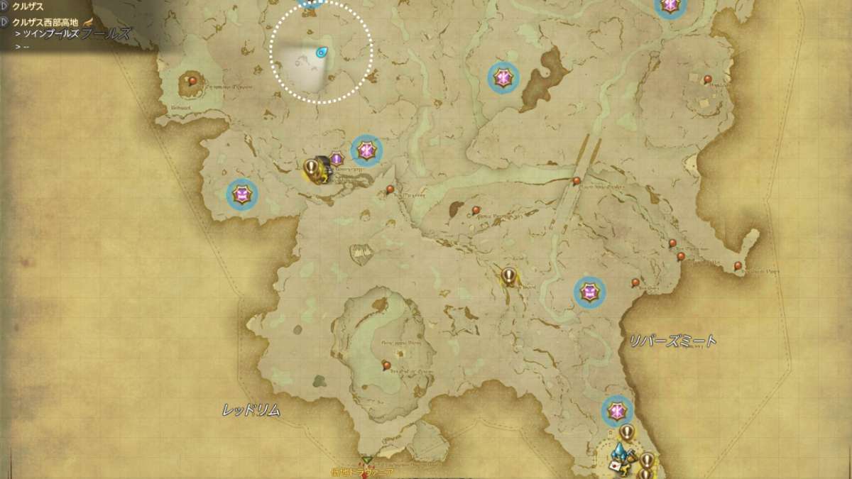 ウーリーヤク出現場所マップ